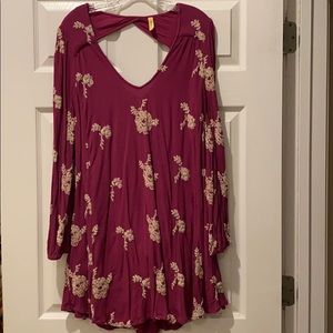 Free People floral embroidered dress - Size M